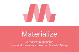 framework materialize.css soluzioni creative per creazioni in material design